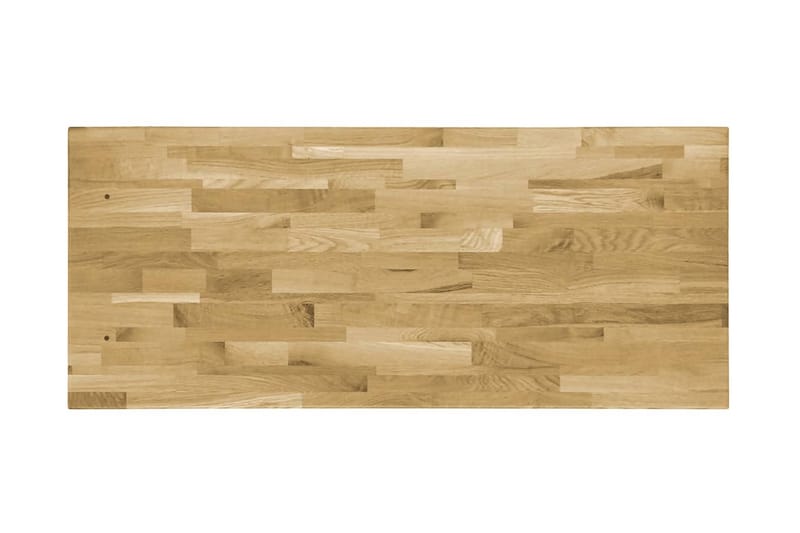 Bordplate heltre eik rektangulrt 44 mm 120x60 cm - Brun - Bordplate - Ileggsplate