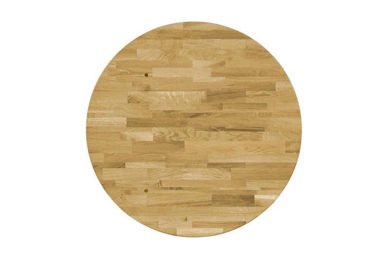 Bordplate heltre eik rund 44 mm 700 mm - Brun - Bordplate - Ileggsplate