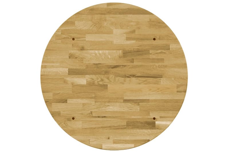 Bordplate heltre eik rund 44 mm 800 mm - Brun - Bordplate - Ileggsplate