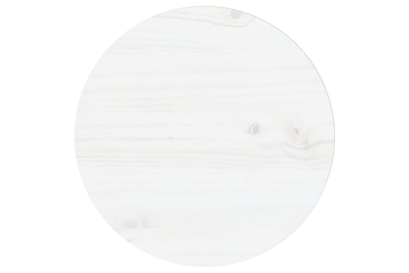 Bordplate hvit 30x2,5 cm heltre furu - Hvit - Ileggsplate - Bordplate