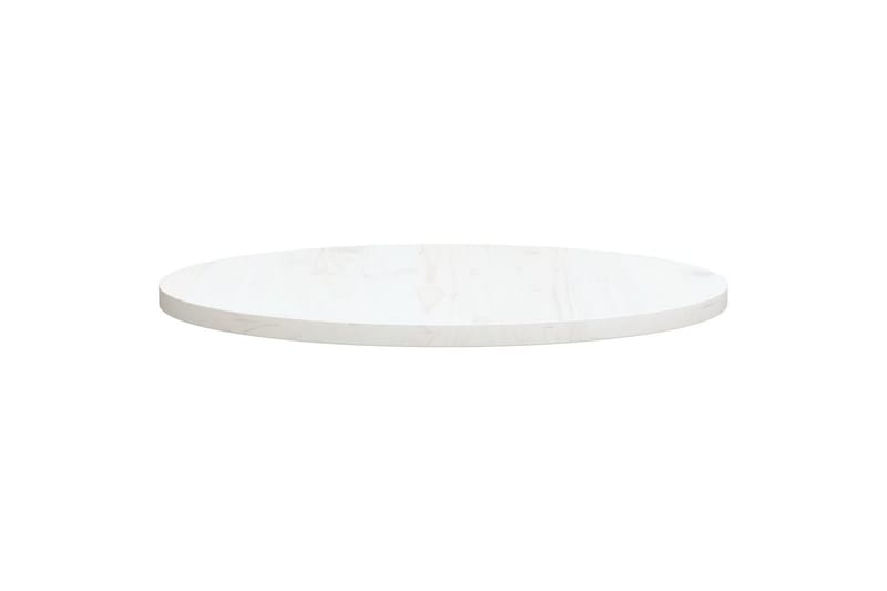 Bordplate hvit 70x2,5 cm heltre furu - Hvit - Ileggsplate - Bordplate