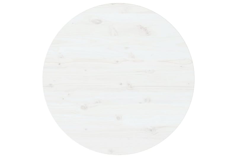 Bordplate hvit 90x2,5 cm heltre furu - Hvit - Ileggsplate - Bordplate