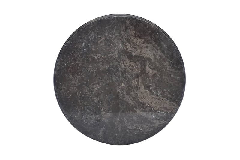 Bordplate svart Ø50x2,5 cm marmor - Svart - Ileggsplate - Bordplate
