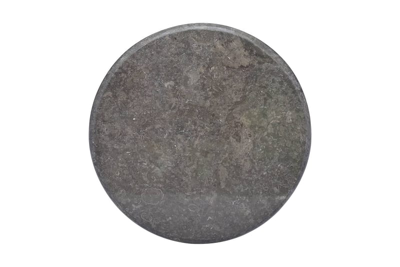 Bordplate svart Ø60x2,5 cm marmor - Svart - Ileggsplate - Bordplate