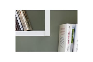Vegghylle Wohnling melaminbelagt MDF, oppbevaringshylle, moderne stil Hvit - Hvit - Møbler - Bord - Bordtilbehør - Ileggsplate