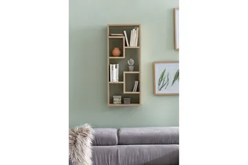 Vegghylle Wohnling melaminbelagt MDF, oppbevaringshylle, moderne stil Sonoma - Sonoma - Oppbevaring - Hylle - Bokhylle