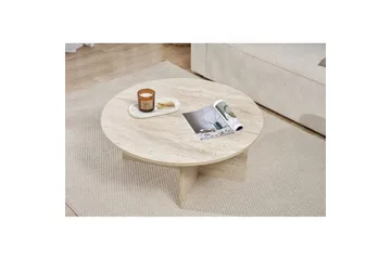 Boro Sofabord 90 cm - Beige - Møbler - Bord - Sofabord & salongbord