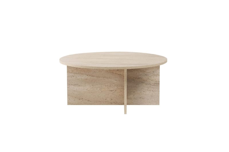 Boro Sofabord 90 cm - Beige - Møbler - Bord - Sofabord & salongbord