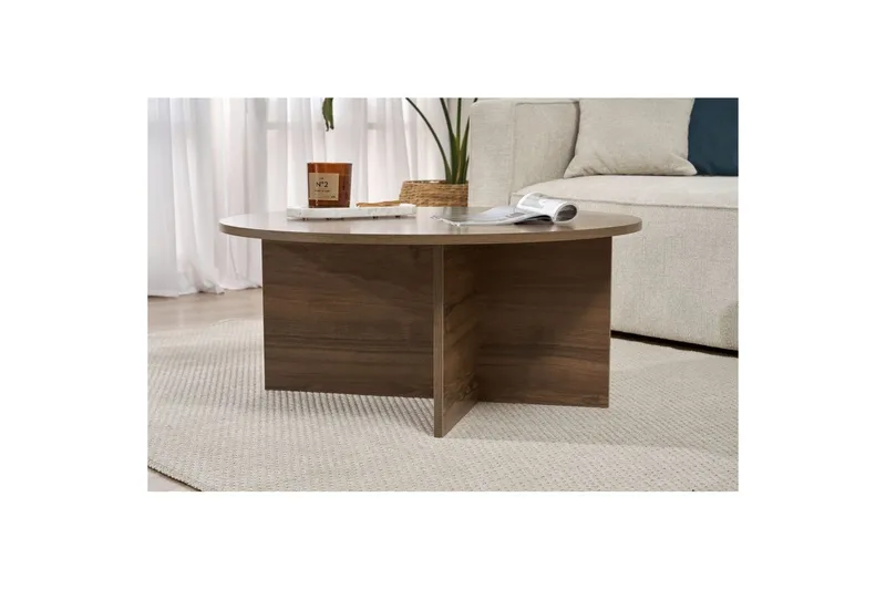 Boro Sofabord 90 cm - Brun - Møbler - Bord - Sofabord & salongbord