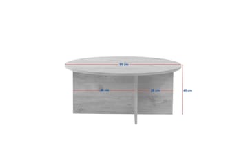 Boro Sofabord 90 cm - Brun - Møbler - Bord - Sofabord & salongbord