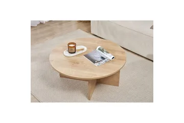 Boro Sofabord 90 cm - Natur - Møbler - Bord - Sofabord & salongbord