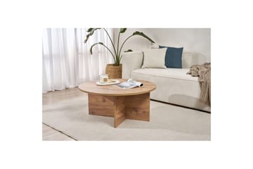 Boro Sofabord 90 cm - Natur - Møbler - Bord - Sofabord & salongbord