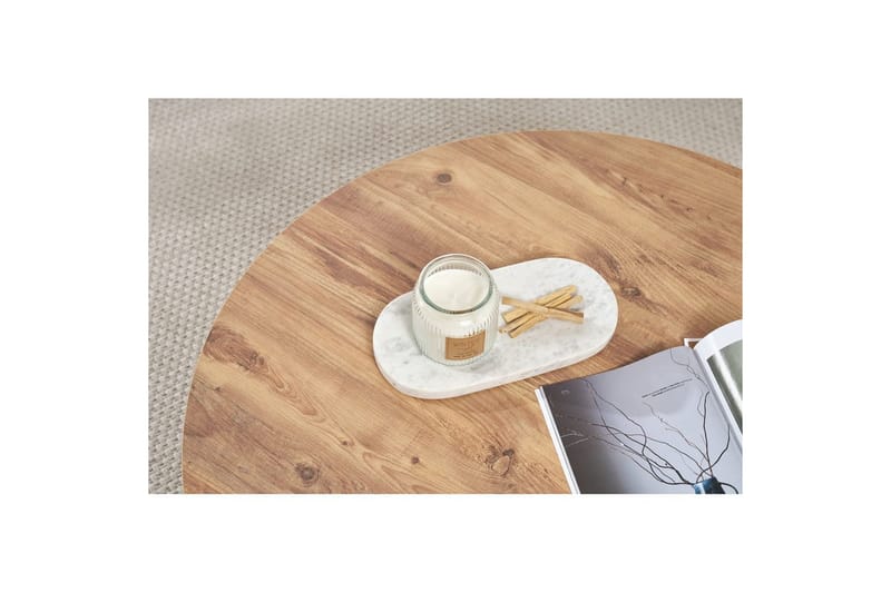 Boro Sofabord 90 cm - Natur - Møbler - Bord - Sofabord & salongbord