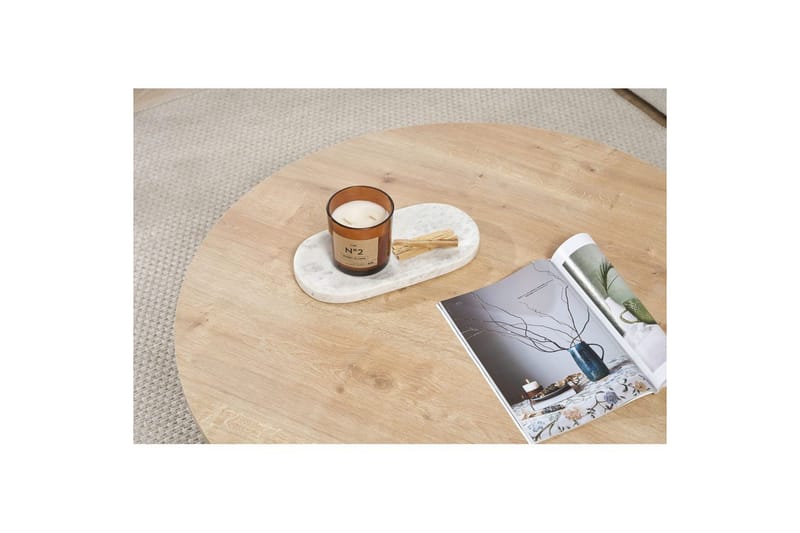 Boro Sofabord 90 cm - Natur - Møbler - Bord - Sofabord & salongbord