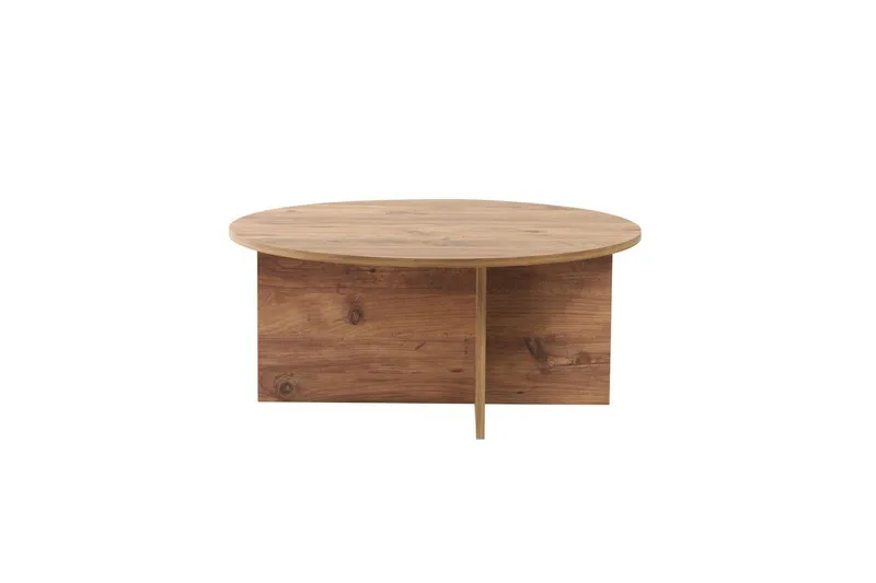 Boro Sofabord 90 cm, Natur