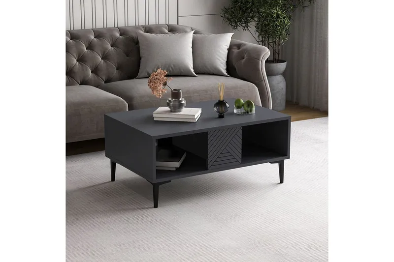 Botswana Stuebord 90 cm, Antrasitt