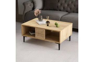 Botswana Stuebord 90 cm - Eik - Møbler - Bord - Sofabord & salongbord