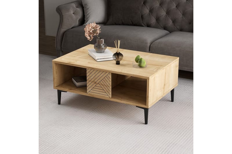 Botswana Stuebord 90 cm - Eik - Møbler - Bord - Sofabord & salongbord