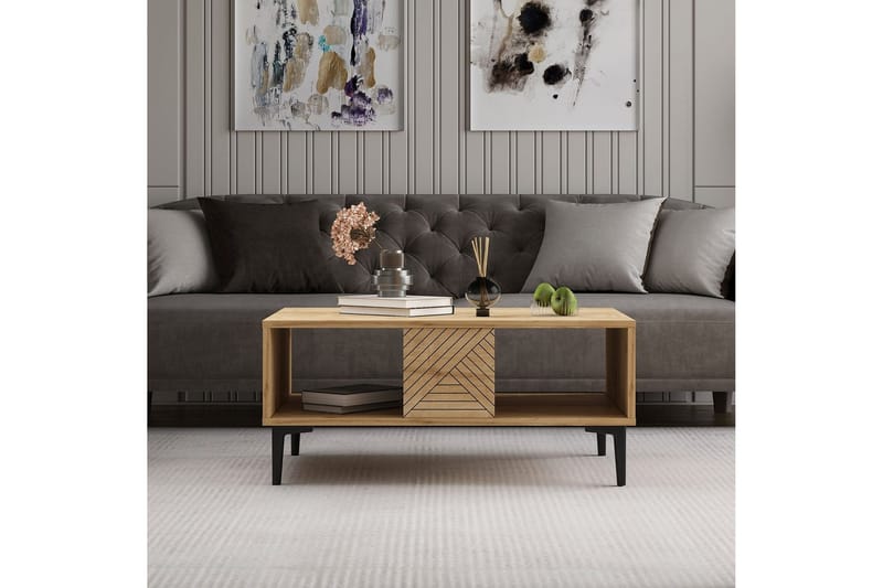 Botswana Stuebord 90 cm - Eik - Møbler - Bord - Sofabord & salongbord