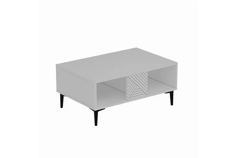 Botswana Stuebord 90 cm, Hvit