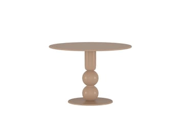 Boule Rundt Spisebord 110 cm i Tre - Beige - Møbler - Bord - Spisebord & kjøkkenbord