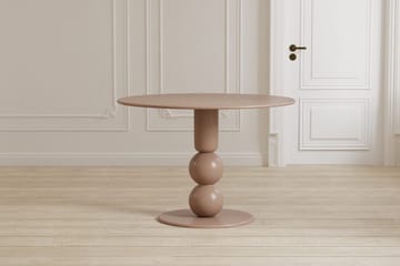Boule Rundt Spisebord 110 cm i Tre - Beige - Møbler - Bord - Spisebord & kjøkkenbord