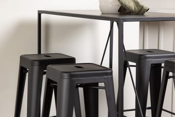 Brea Spisegruppe 120 cm Rektangulær med 4 Adesto Stoler - Sort - Møbler - Bord - Spisegruppe
