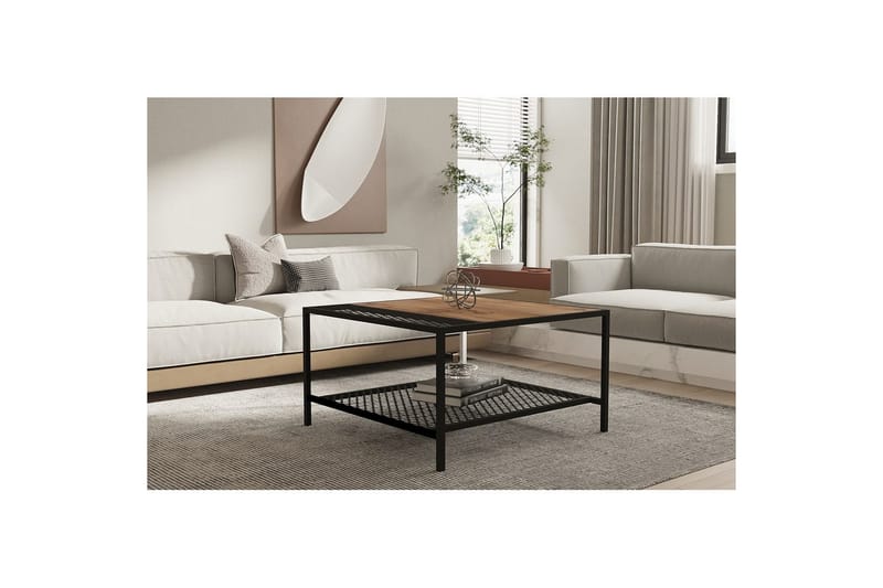Brightmere Sofabord 80 cm - Brun/Svart - Møbler - Bord - Sofabord & salongbord