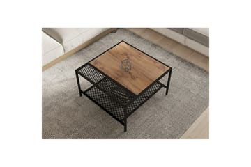 Brightmere Sofabord 80 cm - Brun/Svart - Møbler - Bord - Sofabord & salongbord
