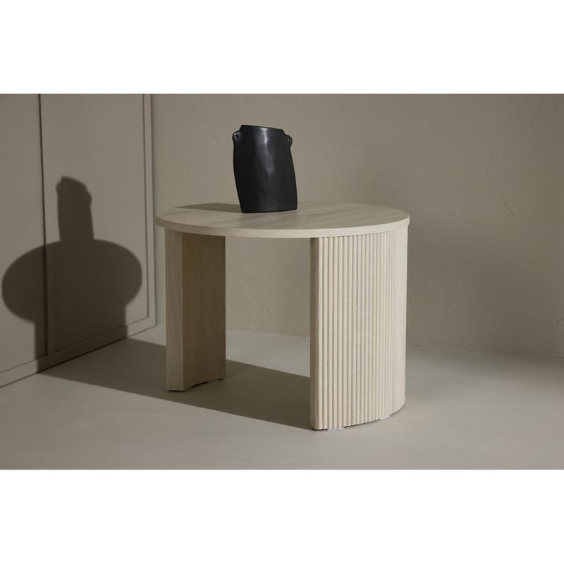 Bristol Sofabord 60 cm - Whitewash - Møbler - Bord - Sofabord & salongbord