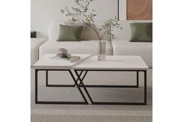 Bulskoll Stuebord 120 cm - Hvit - Møbler - Bord - Sofabord & salongbord