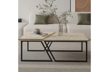 Bulskoll Stuebord 120 cm - Travertin - Møbler - Bord - Sofabord & salongbord