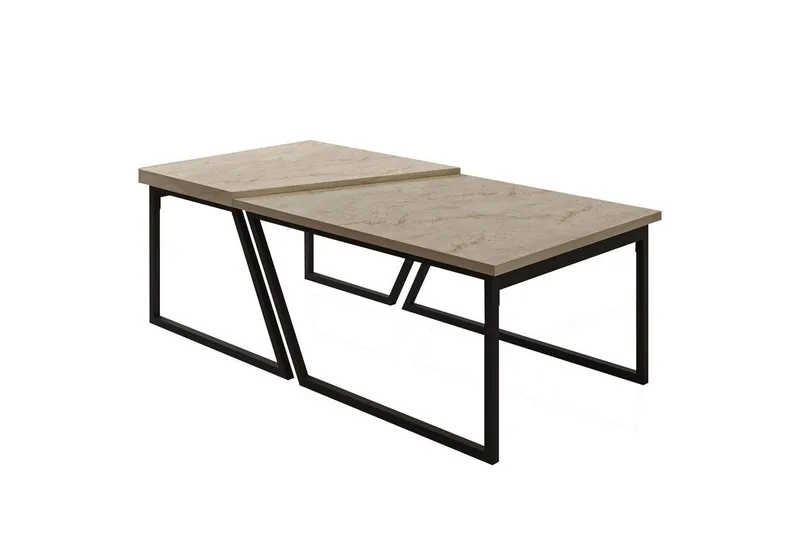 Bulskoll Stuebord 120 cm, Travertin