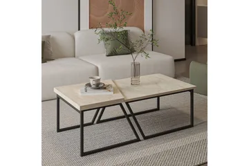 Bulskoll Stuebord 120 cm - Travertin - Møbler - Bord - Sofabord & salongbord