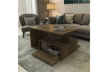 Bulvari Stuebord 90 cm - Valnøtt - Møbler - Bord - Sofabord & salongbord