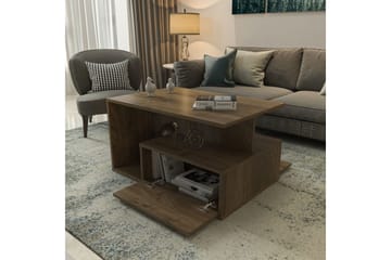 Bulvari Stuebord 90 cm - Valnøtt - Møbler - Bord - Sofabord & salongbord