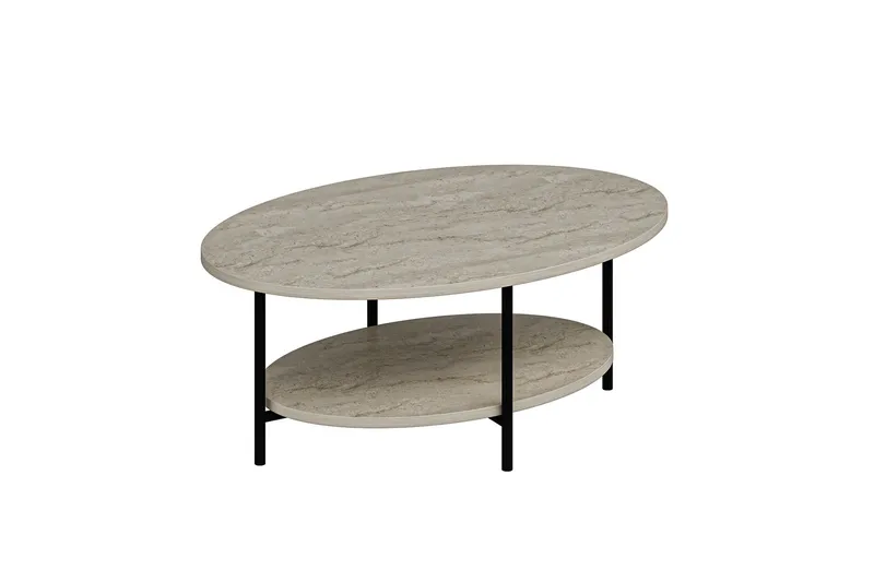 Burata Sofabord 90 cm, Beige