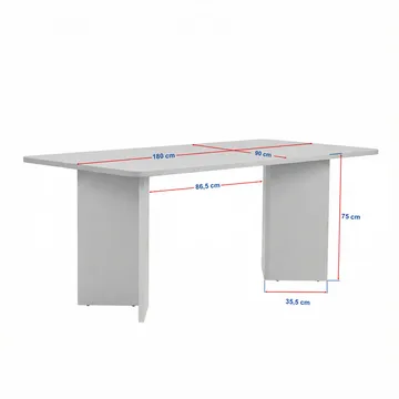 Cadron spisebord 180 cm rektangulært - Honningeik - Møbler - Bord - Spisebord & kjøkkenbord