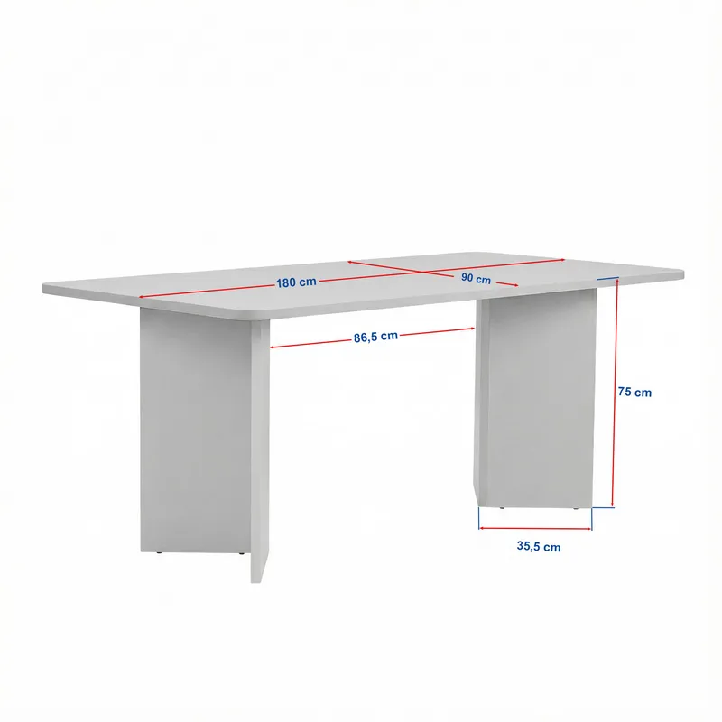 Cadron spisebord 180 cm rektangulært - Honningeik - Møbler - Bord - Spisebord & kjøkkenbord
