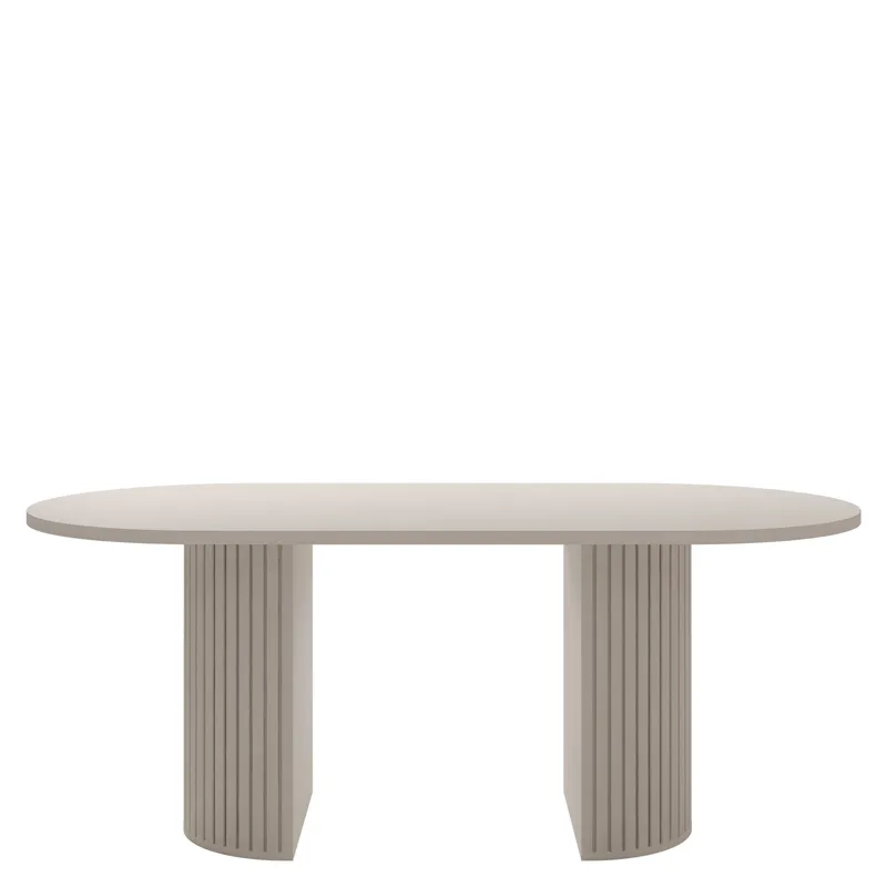 Calvion Spisebord ovalt 185 cm, beige