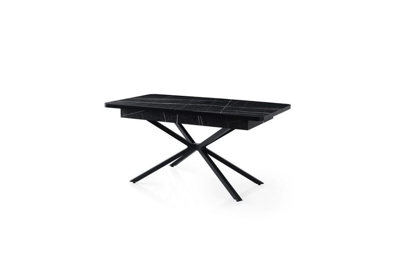 Cassel Spisebord 160 cm Rektangulær - Sort/Hvit - Møbler - Bord - Spisebord & kjøkkenbord