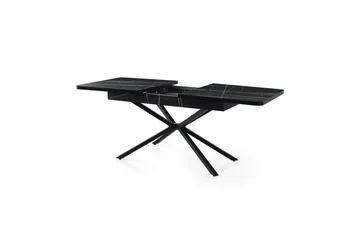 Cassel Spisebord 160 cm Rektangulær - Sort/Hvit - Møbler - Bord - Spisebord & kjøkkenbord