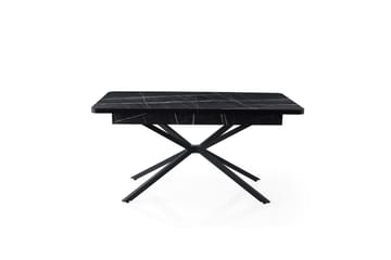 Cassel Spisebord 160 cm Rektangulær - Sort/Hvit - Møbler - Bord - Spisebord & kjøkkenbord