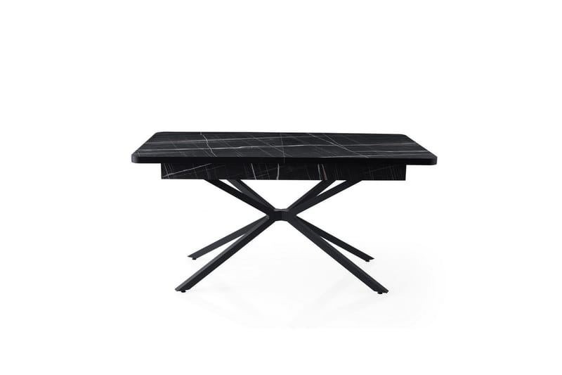 Cassel Spisebord 160 cm Rektangulær - Sort/Hvit - Møbler - Bord - Spisebord & kjøkkenbord