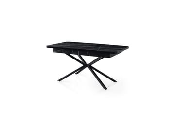 Cassel Spisebord 160 cm Rektangulær - Sort/Hvit - Møbler - Bord - Spisebord & kjøkkenbord