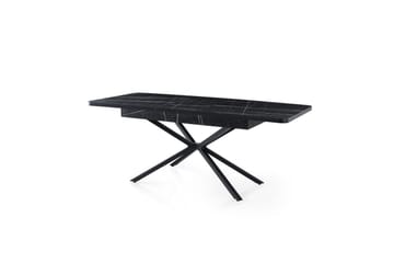 Cassel Spisebord 160 cm Rektangulær - Sort/Hvit - Møbler - Bord - Spisebord & kjøkkenbord