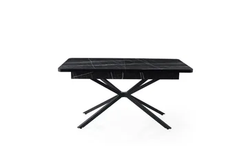 Cassel Spisebord 160 cm Rektangulær - Sort/Hvit - Møbler - Bord - Spisebord & kjøkkenbord