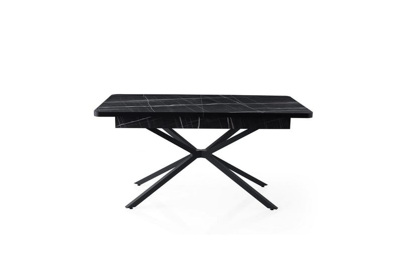 Cassel Spisebord 160 cm Rektangulær - Sort/Hvit - Møbler - Bord - Spisebord & kjøkkenbord