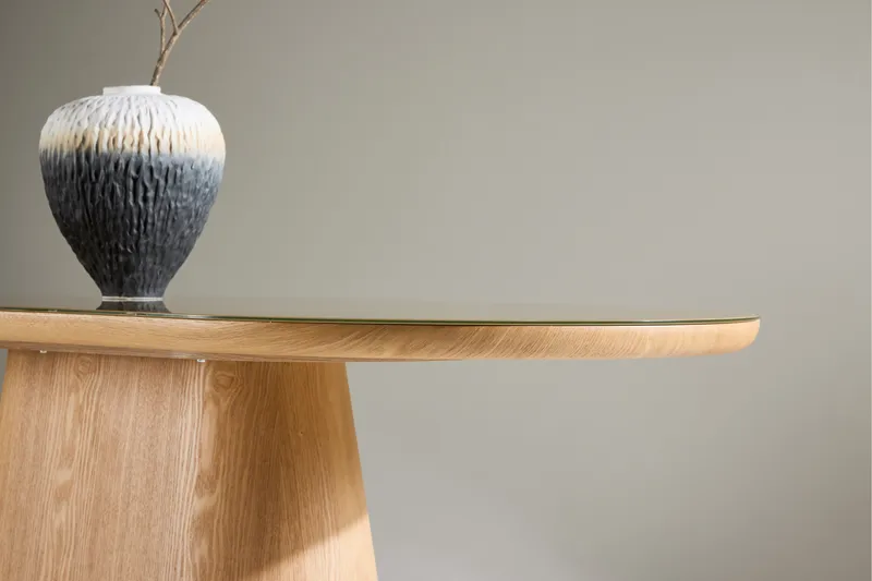 Castor Spisebord 200 cm Oval - Natur - Møbler - Bord - Spisebord & kjøkkenbord