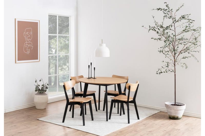 Celtik Spisebord 105 cm Rundt - Natur - Møbler - Bord - Spisebord & kjøkkenbord